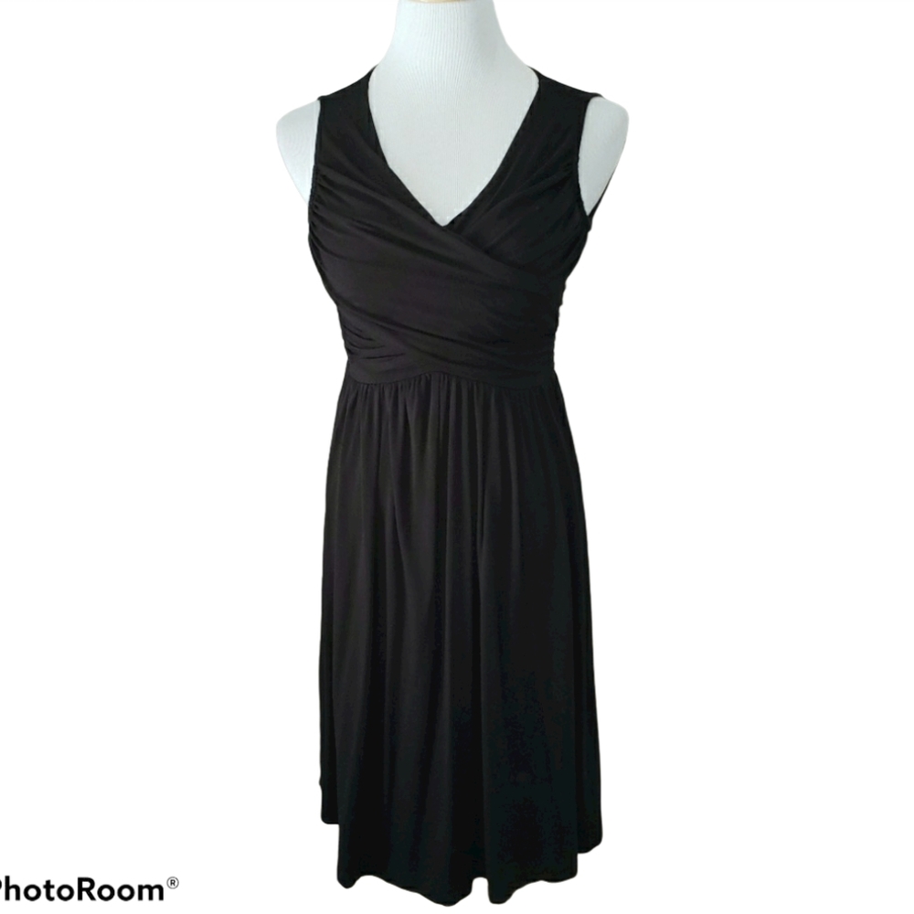 ANTHRO Girls From Savoy Sleeveless Faux Wrap Dress Size Small